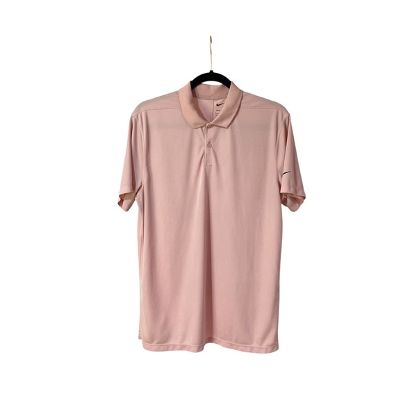 Nike Men Dri-Fit Polo Shirt Short Sleeve Logo Sports Casual Button Collar Size M - Picture 1 of 12